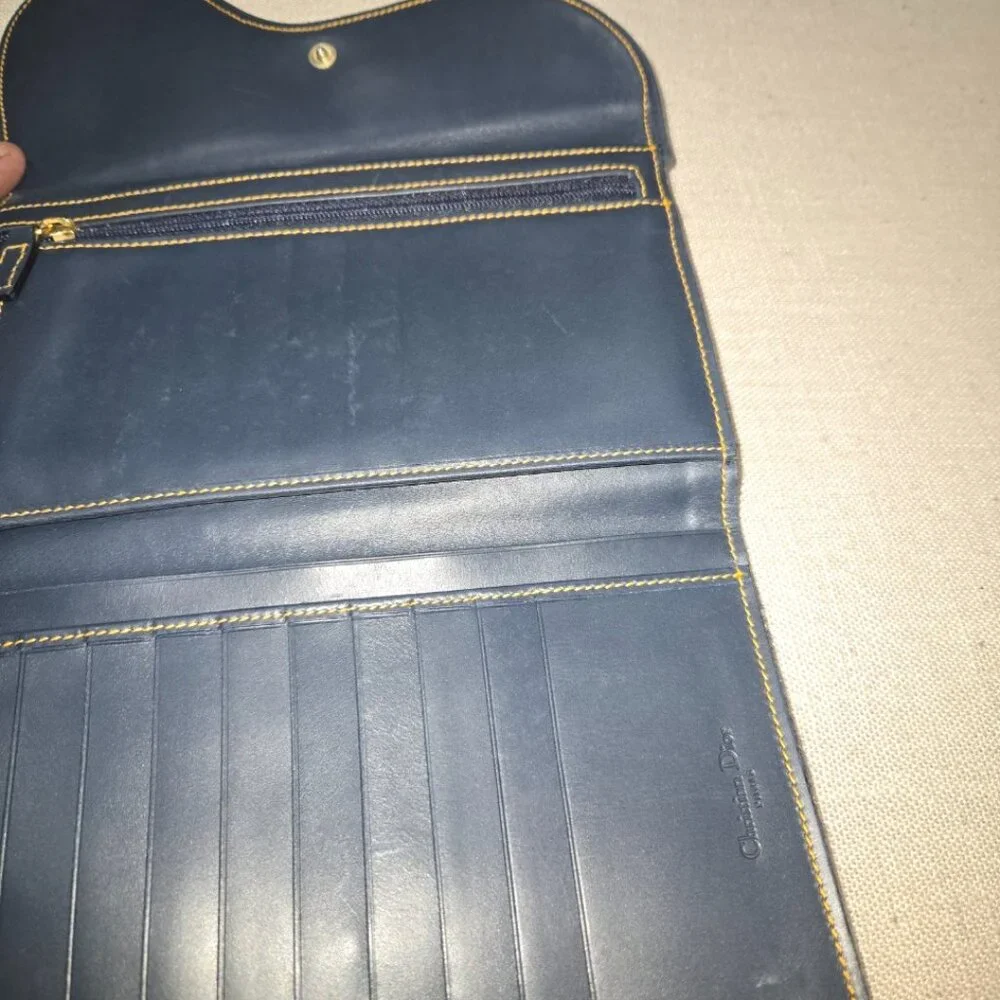 EUC Authentic Dior Saddle Trotter Long Wallet